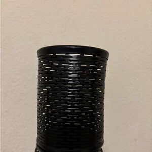 8pc Fancy Black Mesh pencil holders. USED